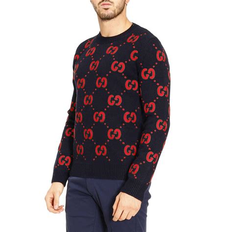 guccie blue sweater|GUCCI® US Official Site .